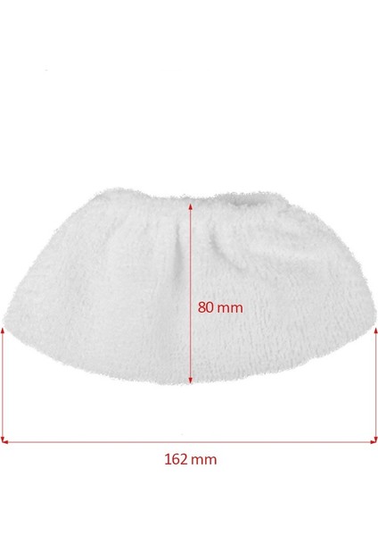 Buharlı Temizlik Makinesi ile Uyumlu Cam Bezi 3'lü 162 x 80mm