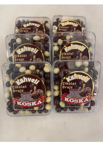 Miniş Kahveli Draje 100 gr Koli 24 Adet