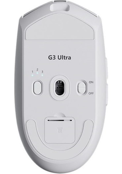 Mchose G3 Ultra (Dual 8k) 8k Hz Beyaz Kablosuz Gaming Mouse (Mc-G3-6)