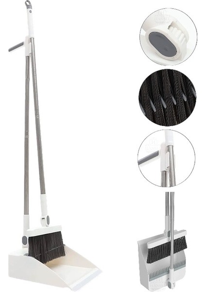 Katlanabilir Ev Süpürge ve Faraş Seti