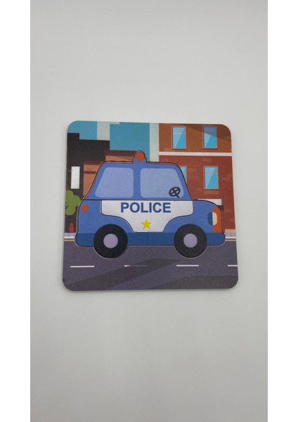 Ahşap Puzzle, Polis Arabası