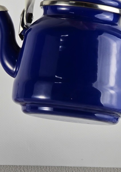 Alev Vintage Demlik - Emaye Çaydanlık, Kettle - 1 Litre, Lacivert fırsatları