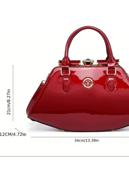 Elegant Elmas Red El Omuz Çanta fırsatları