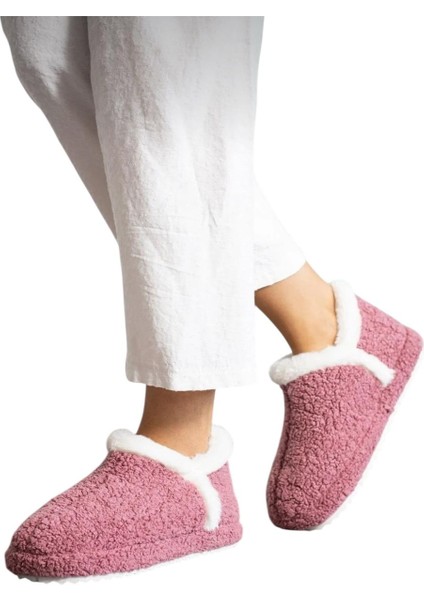 Kadın Panduf | Ev Botu | Ev Ayakkabısı Eva Kalın Hafif Kaymaz Taban Pembe