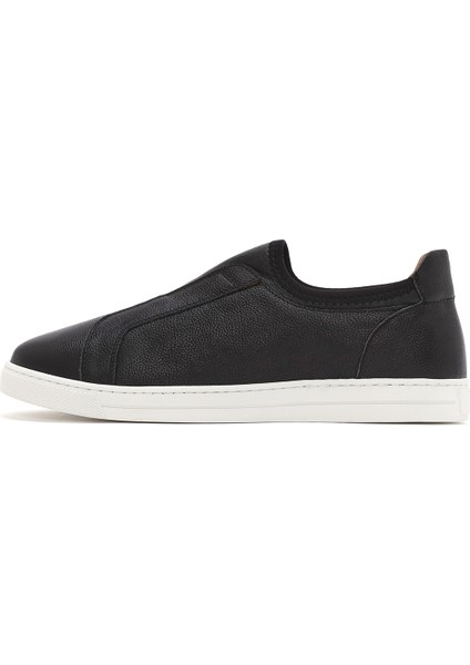 Erkek Siyah Deri Sneaker 25SFD7560FT
