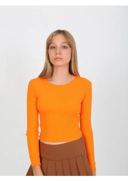 Kız Çocuk Fitilli Ince Uzun Kollu Bluz modelleri