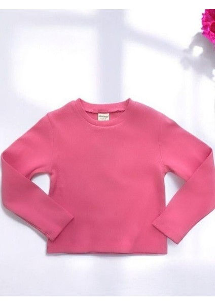 Kız Çocuk Pamuklu Kaşkorse Crop Bluz fiyatları