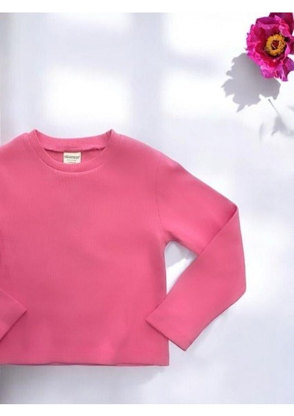 Kız Çocuk Pamuklu Kaşkorse Crop Bluz fırsatları