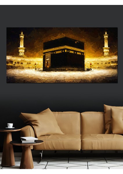 Kanvas Tablo Hac Yolculuğunda Kabe