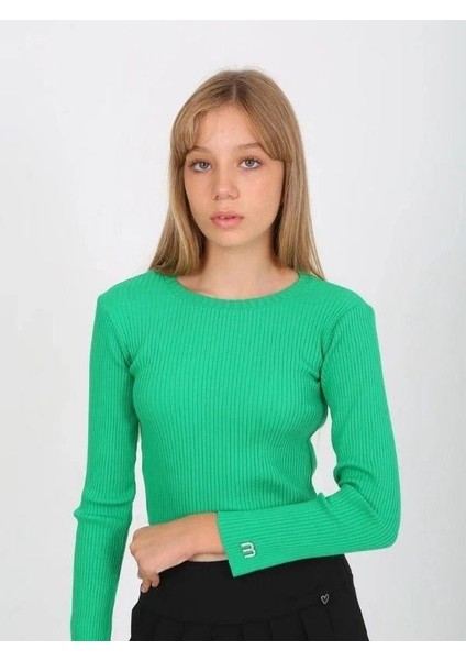 Kız Çocuk Fitilli Ince Uzun Kollu Bluz indirimleri