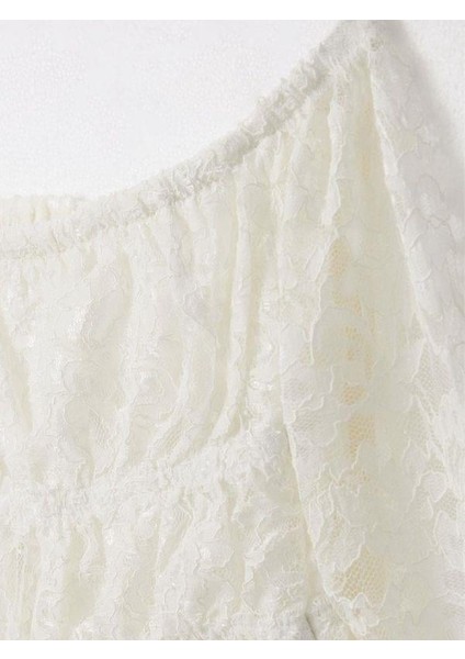 Kız Çocuk Uzun Kol Dantel Crop indirimleri