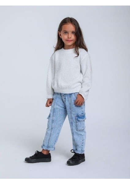 Kız Çocuk Simli Kırçıllı Bluz fiyatları