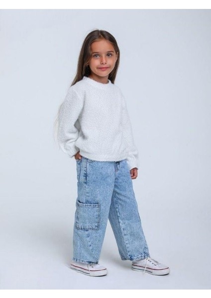 Kız Çocuk Simli Kırçıllı Bluz modelleri