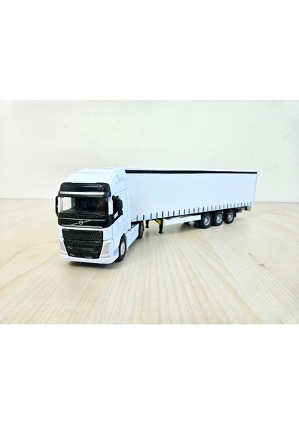 1/64 Ölçek Beyaz Volvo Fh4 Tır Maketi (25 cm Boy) modelleri