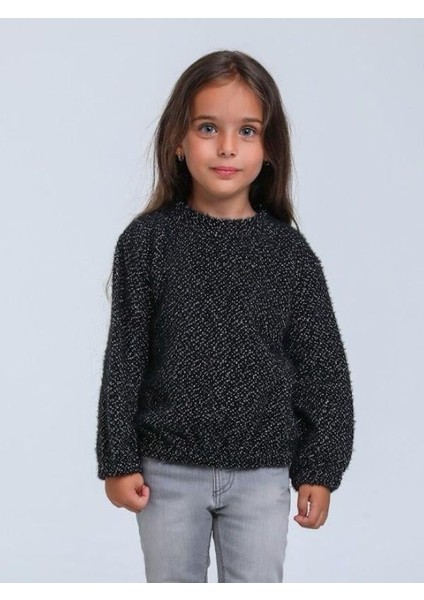 Kız Çocuk Simli Kırçıllı Bluz indirimleri