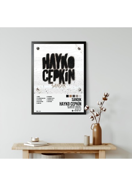 Hayko Cepkin - Sandık Albüm Spotify Çerçeveli Poster Tablo modelleri