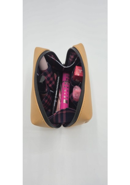 Kadın,Şık,Kullanışlı,Cepli, Bölmeli, Suni Deri, Cilt Bakım, Kozmetik Düzenleme Ve Taşıma Çantası modelleri