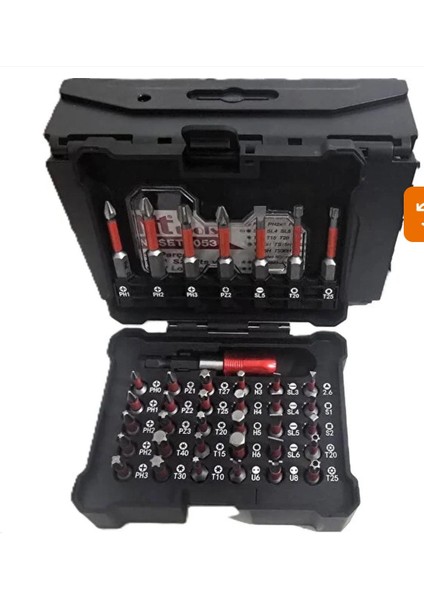 S2 Bits Set 1/4" 38 Parça