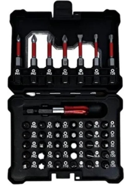 S2 Bits Set 1/4" 38 Parça