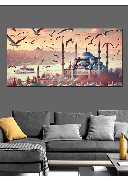 Kanvas Tablo Martılarla Sabah Ezanı fiyatları