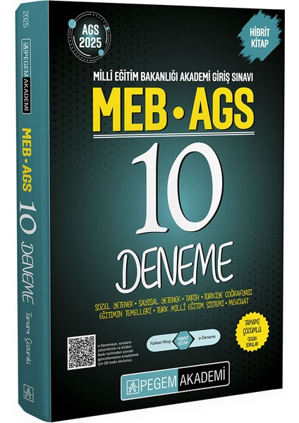2025 Meb-Ags Tamamı Çözümlü 10 Deneme
