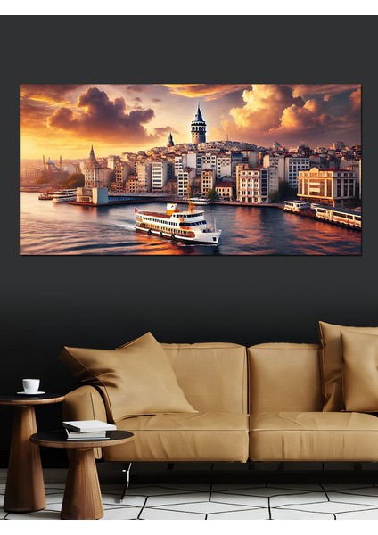 Kanvas Tablo Galata Kulesi Manzarası