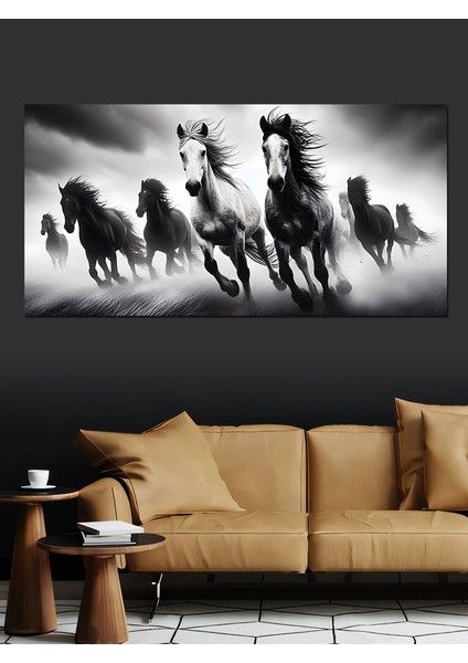 Kanvas Tablo Sislerin Arasında Dört Atlı fiyatları