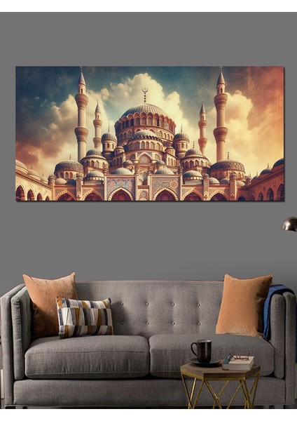 Kanvas Tablo Martılar ve Sultanahmet Manzarası modelleri