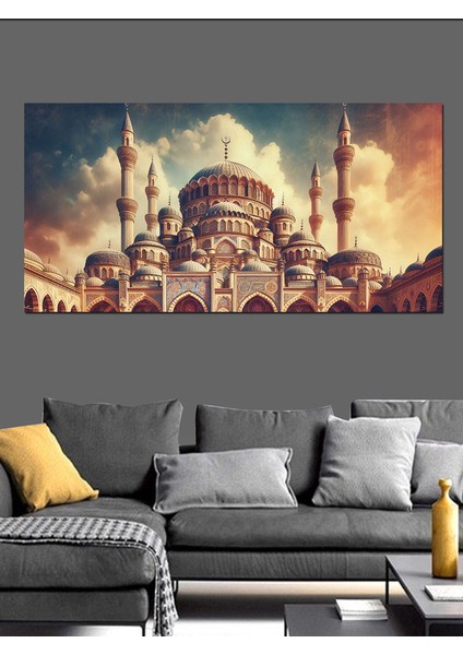 Kanvas Tablo Martılar ve Sultanahmet Manzarası fırsatları