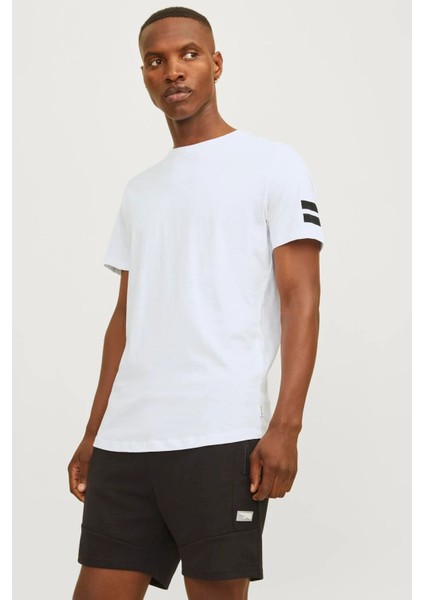 Core Jcoboro Pamuk Regular Fit Bisiklet YakaErkek T Shirt 12116021