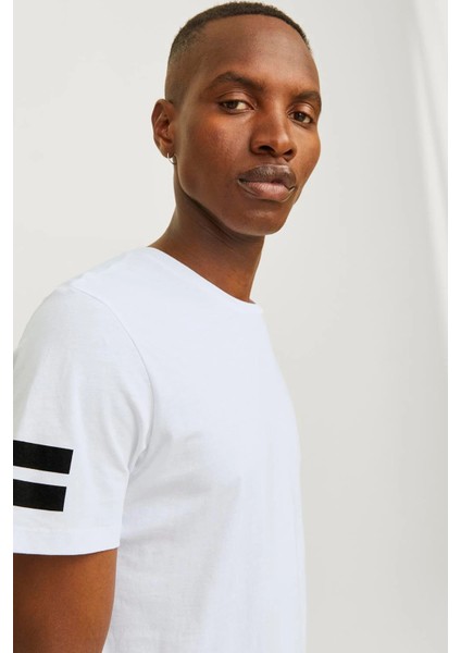 Core Jcoboro Pamuk Regular Fit Bisiklet YakaErkek T Shirt 12116021 modelleri