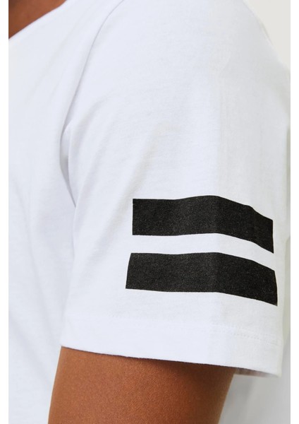 Core Jcoboro Pamuk Regular Fit Bisiklet YakaErkek T Shirt 12116021 indirimleri