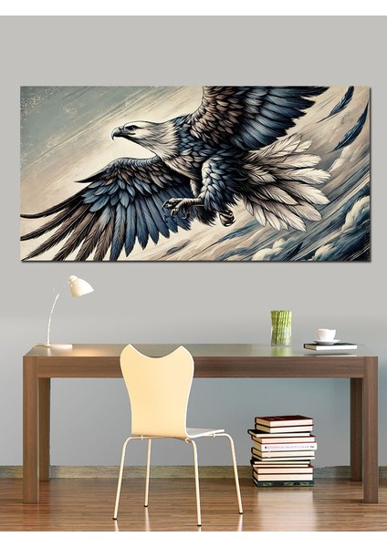 Kanvas Tablo Özgürlüğün Kanatları Kartal fırsatları