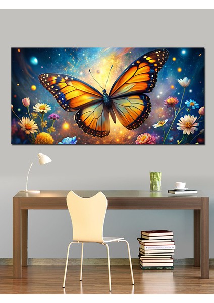 Kanvas Tablo Büyülü Kelebek Evreni modelleri