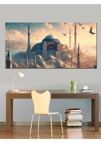 Kanvas Tablo Güneşin Altında Ayasofya