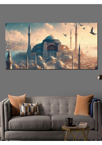 Kanvas Tablo Güneşin Altında Ayasofya