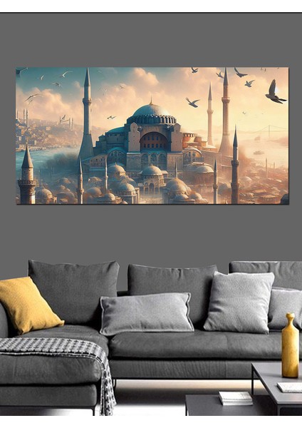 Kanvas Tablo Güneşin Altında Ayasofya