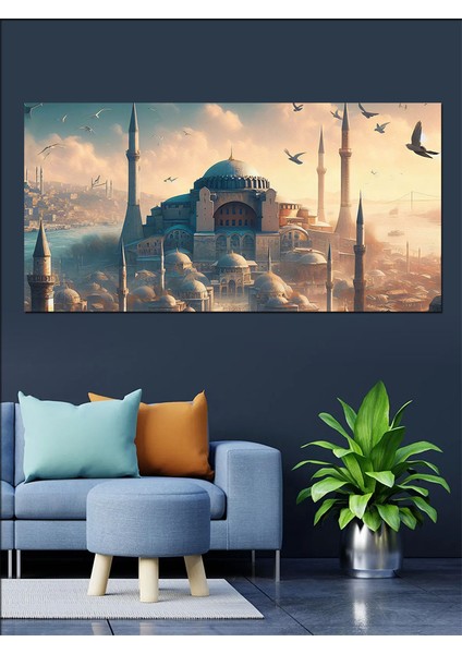 Kanvas Tablo Güneşin Altında Ayasofya