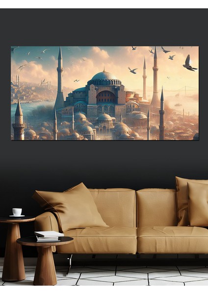 Kanvas Tablo Güneşin Altında Ayasofya
