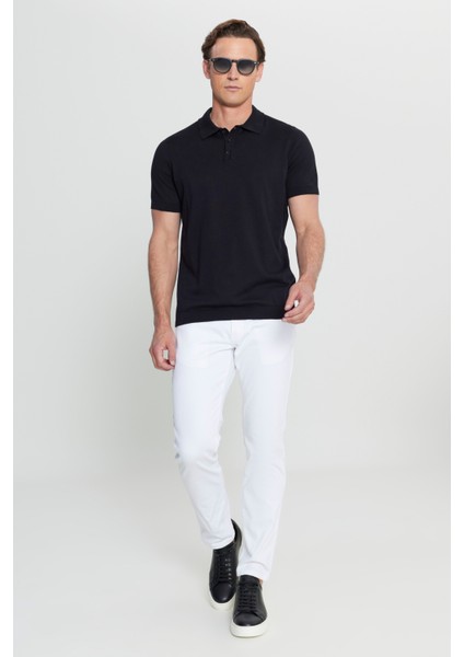 %100 Pamuk Standart Fit Normal Kesim Polo Yaka Triko Tişört fiyatları