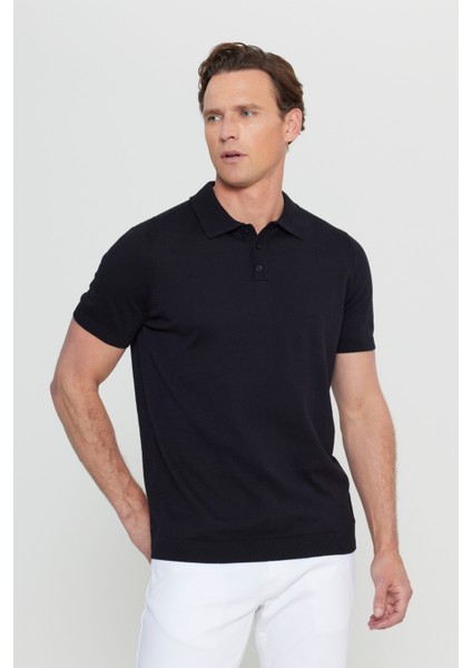 %100 Pamuk Standart Fit Normal Kesim Polo Yaka Triko Tişört modelleri