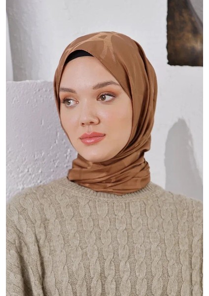 Açık Kahve Loryan Scarf Jakar Stone Şal