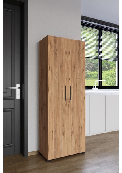 Nivora Çift Kapaklı Çok Amaçlı Dolap -Beyaz