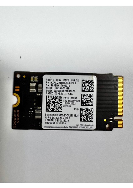 MZ-ALQ256B 256 GB Nvme M.2 SSD Kutusuz