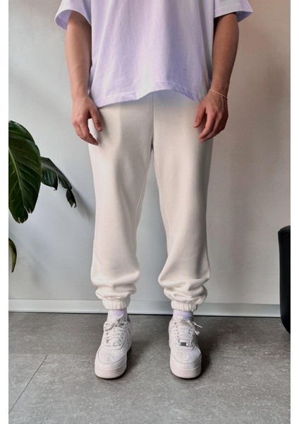 Atelier Regular Ekru Jogger Eşofman Altı