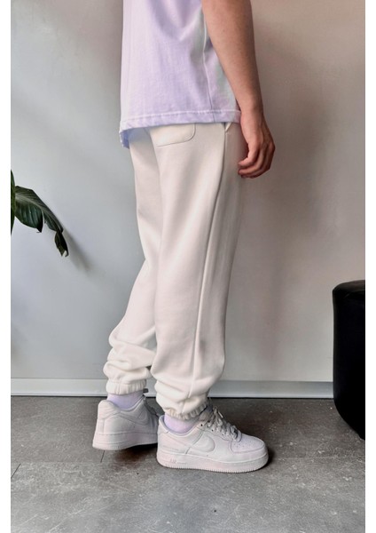 Atelier Regular Ekru Jogger Eşofman Altı