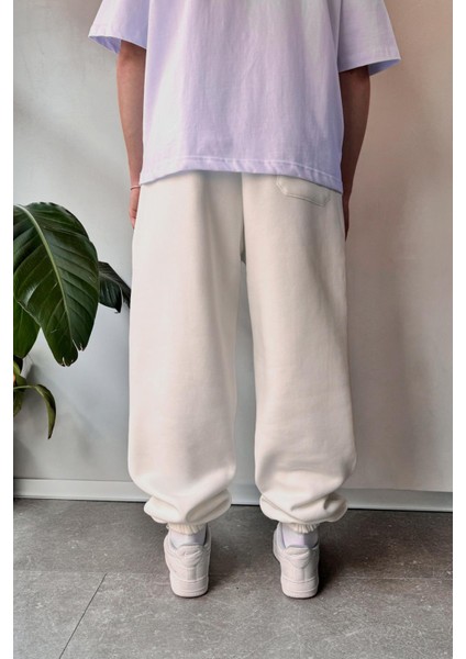 Atelier Oversize Ekru Jogger Eşofman Altı