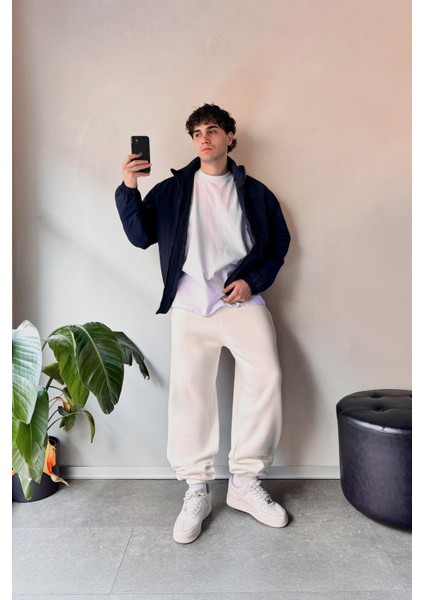Atelier Oversize Ekru Jogger Eşofman Altı