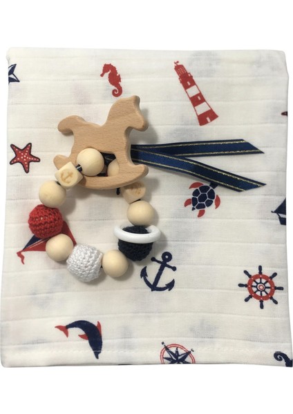Hoşgeldin Bebek, Yenidoğan Erkek Bebek, Denizci Motifli Hediye Seti fırsatları