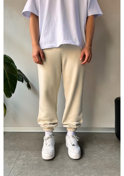 Atelier Regular Bej Jogger Eşofman Altı